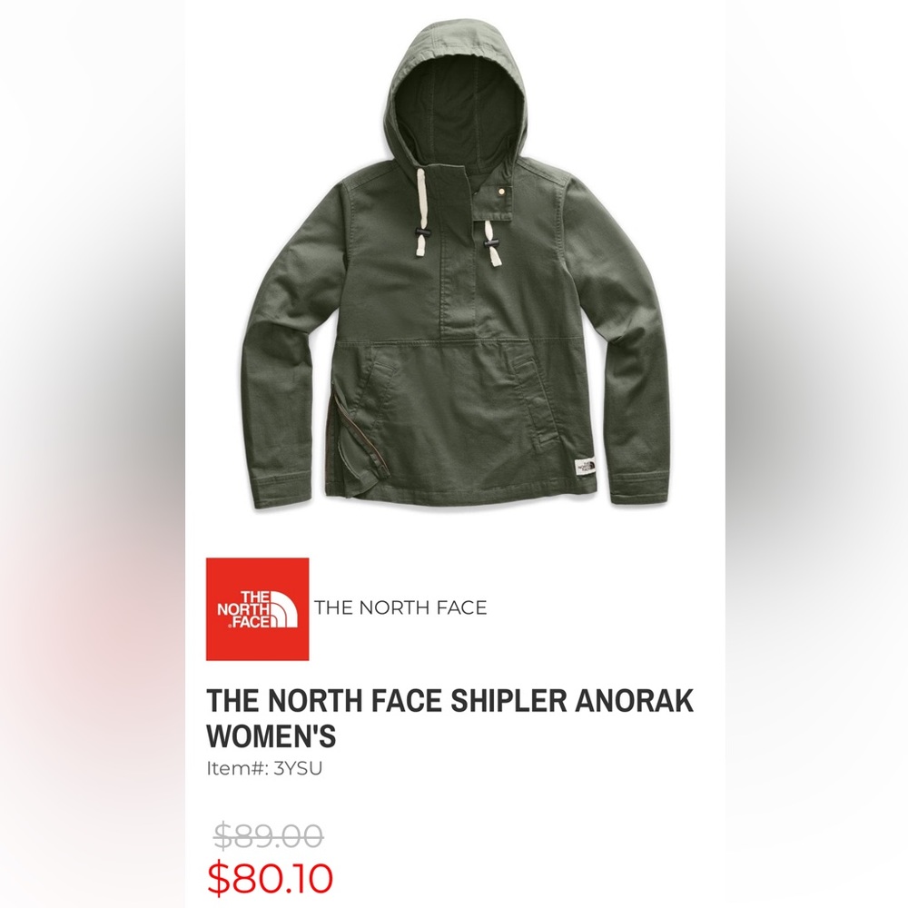 North Face Jacket Shipler Anorak - Like NEW